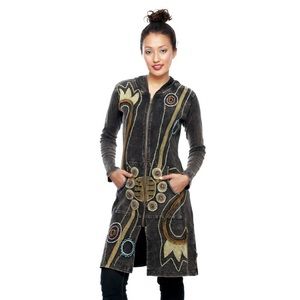 Rising International Multi-Pattern Long Jacket